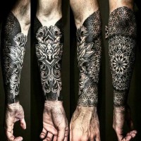 Hình xăm nặng đô nhất mọi thời đại - Tattoo blackwork